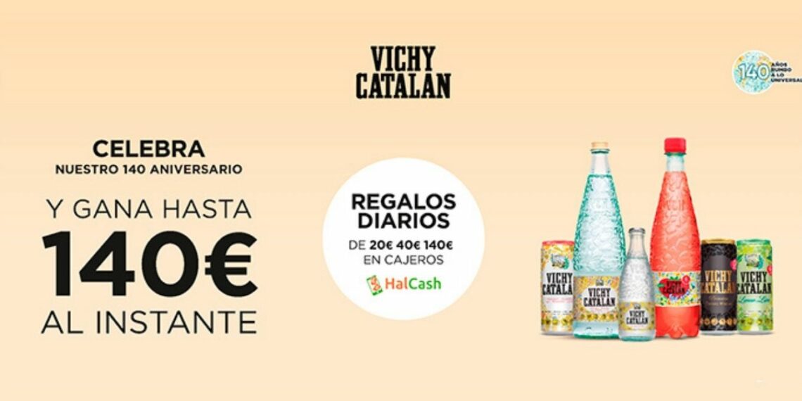 Vichy Catalán regala 140 euros