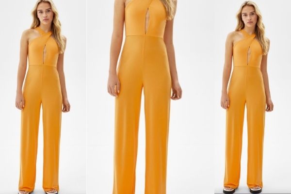 El mono cut out de Bershka  marca cintura por menos de 20 euros