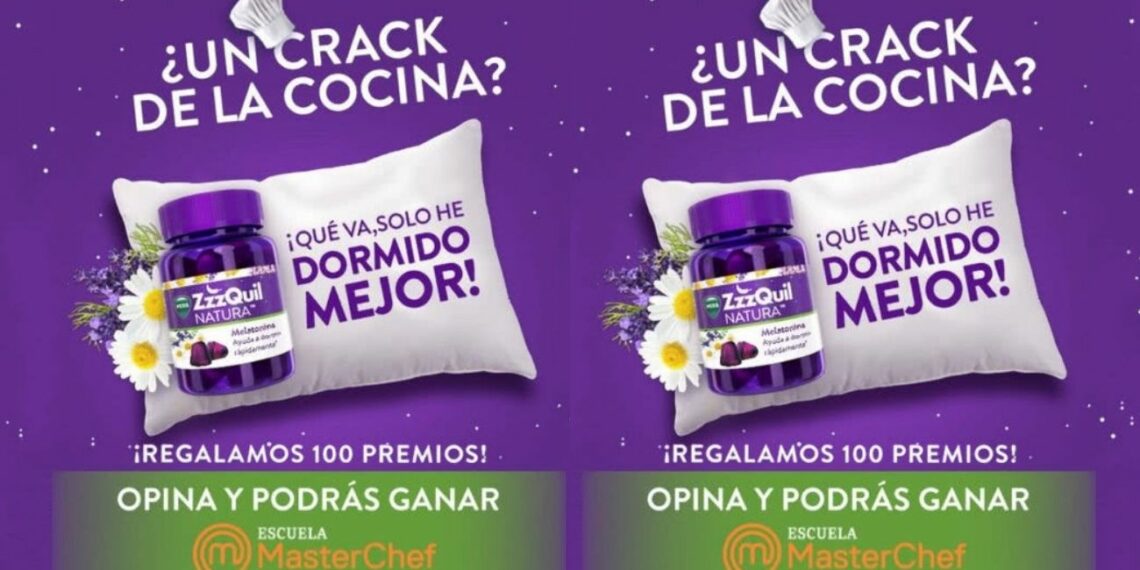 Regalan 100 cursos Masterchef online con Zzzquil