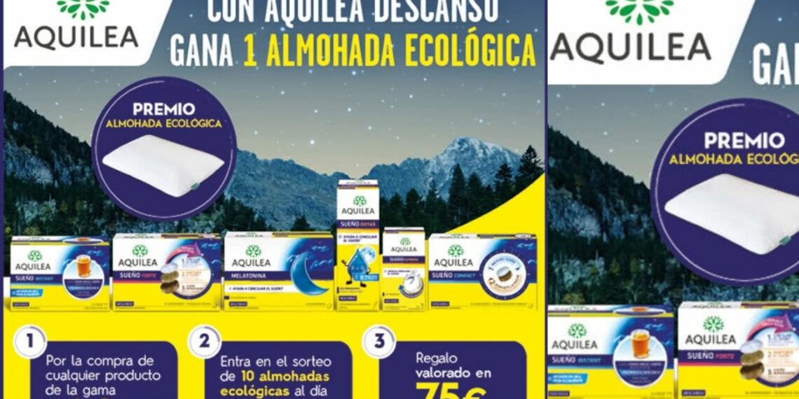 Sorteo de 970 Almohadas Ecológicas con Aquilea