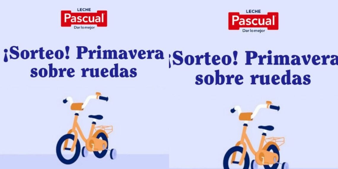 Leche Pascual sortea 3 bicicletas infantiles