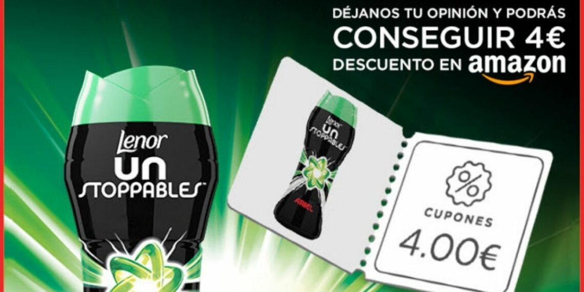 Lenor Unstoppables 2.000 cupones de descuento de 4 euros