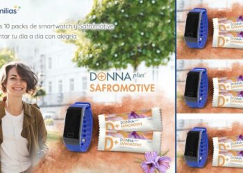 Sorteo 10 packs de Smartwatch + Safromotive DONNA plus con Club Familias