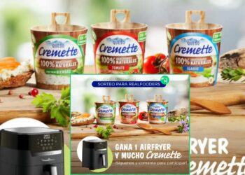 Cremette sortea 1 Airfryer de Moulinex y 1 lote de queso