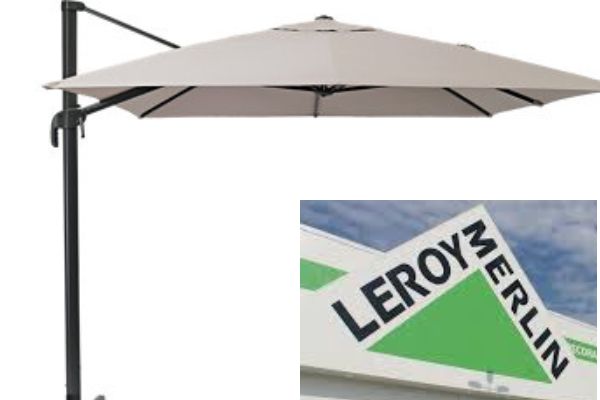 El parasol de Leroy Merlin para acabar con el calor ahora rebajado