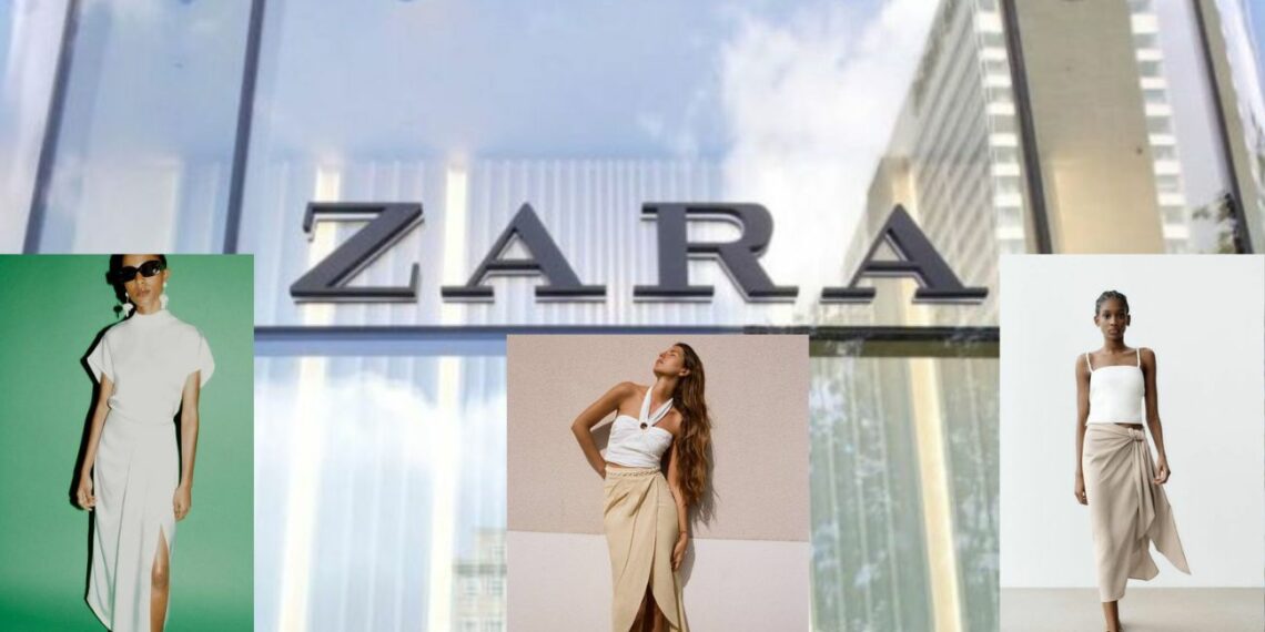 Las faldas midi de Zara favoritas de las influencers ahora rebajadas