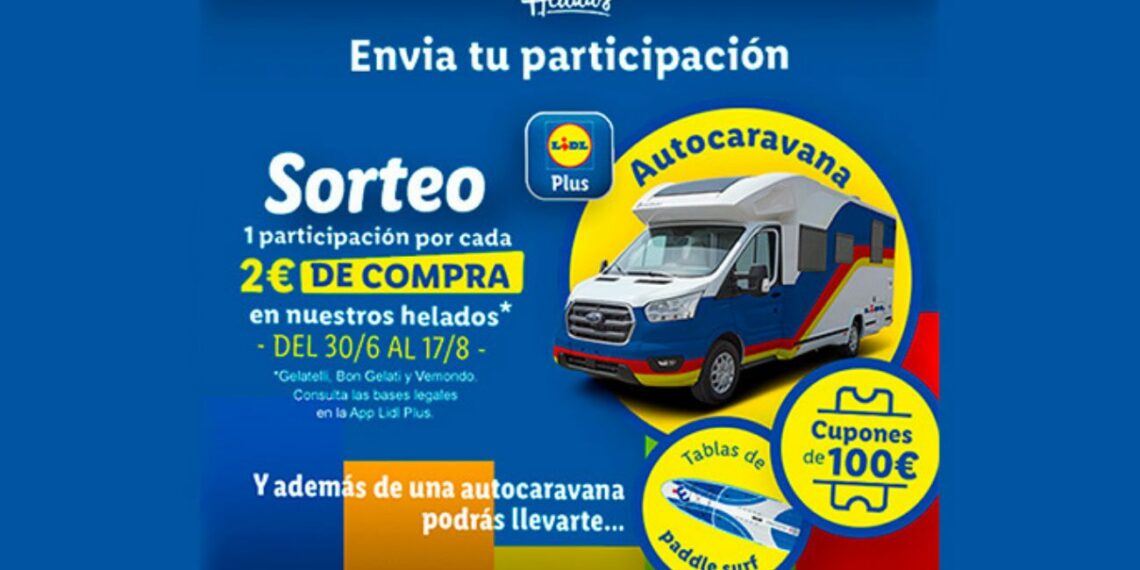 Lidl Plus sortea una autocaravana