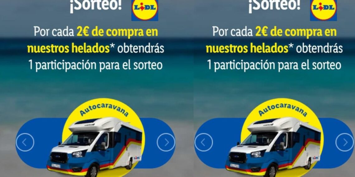 Sorteo Lidl de 1 Autocaravana 250 cupones de 100 euros y mucho más