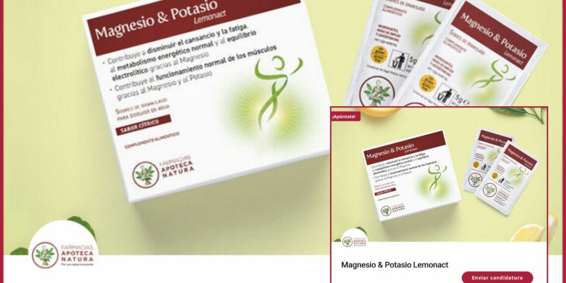 Buscan probadores para Magnesio & Potasio Lemonact