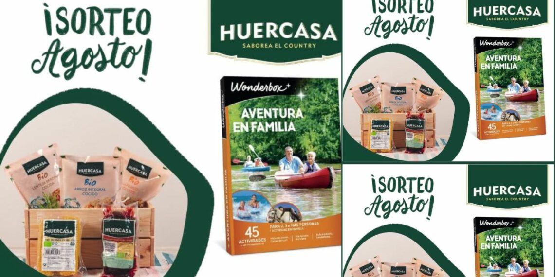 Sorteo 1 pack de experiencias Wonderbox y un lote de productos Huercasa