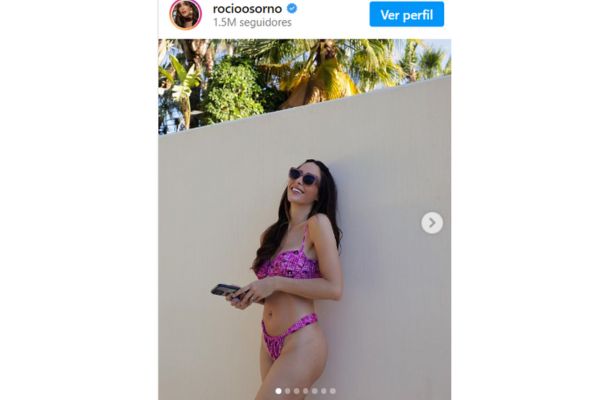 Rocío Osorno ficha este bikini  de Zara que realza el pecho y tiene un precio asequible