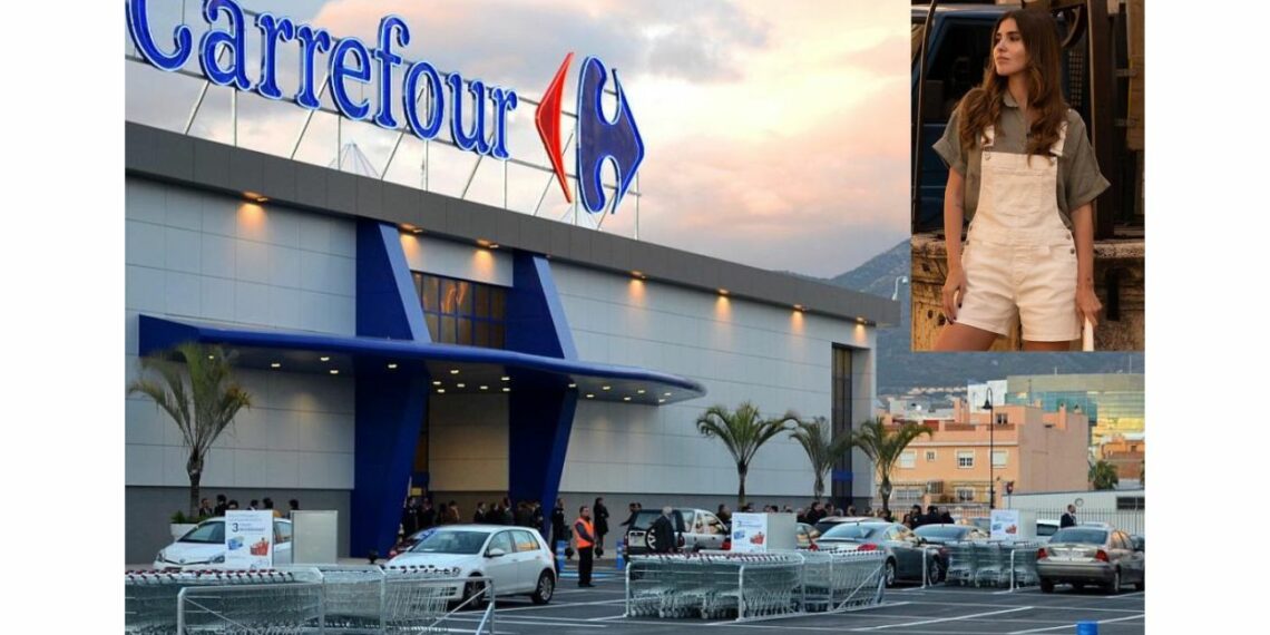 Mery Turiel apuesta por el peto vaquero corto de Carrefour para llevar este verano