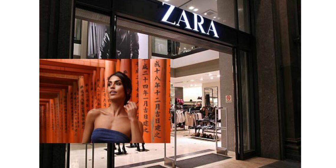 Sofía Suescun espectacular con el vestido denim ajustado y de hombros descubiertos de Zara