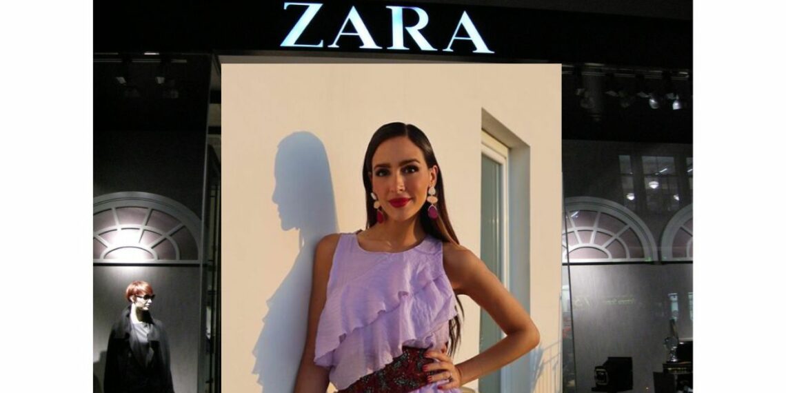 Rocío Osorno brilla con un minivestido de volantes lila de Zara que está arrasando