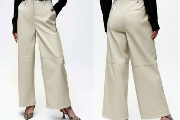 El pantalón culotte de efecto piel en Lefties: ¡Estilo y elegancia por solo 14€!