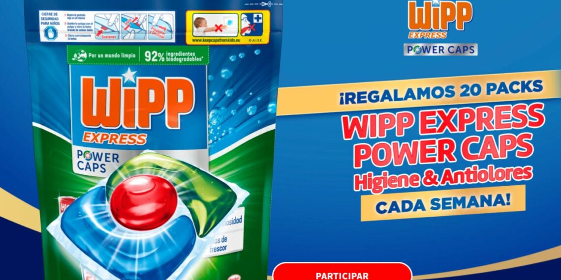 Sorteo de Tu Casa Club para ganar packs de Wipp Power Caps
