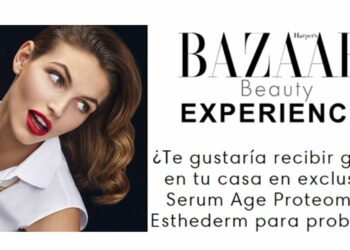 Únete a Harper’s Bazaar y prueba gratis Age Proteom de Esthederm