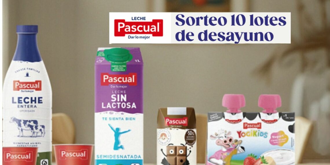 Participa en el sorteo de Leche Pascual y gana uno de los 10 lotes de productos