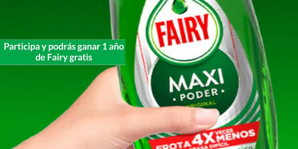  Próxima a Ti sortea 5 premios de 1 año de Fairy Maxi Poder gratis