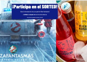 Sorteo 1 pack de Víver Kombucha y entradas para "Cazafantasmas"