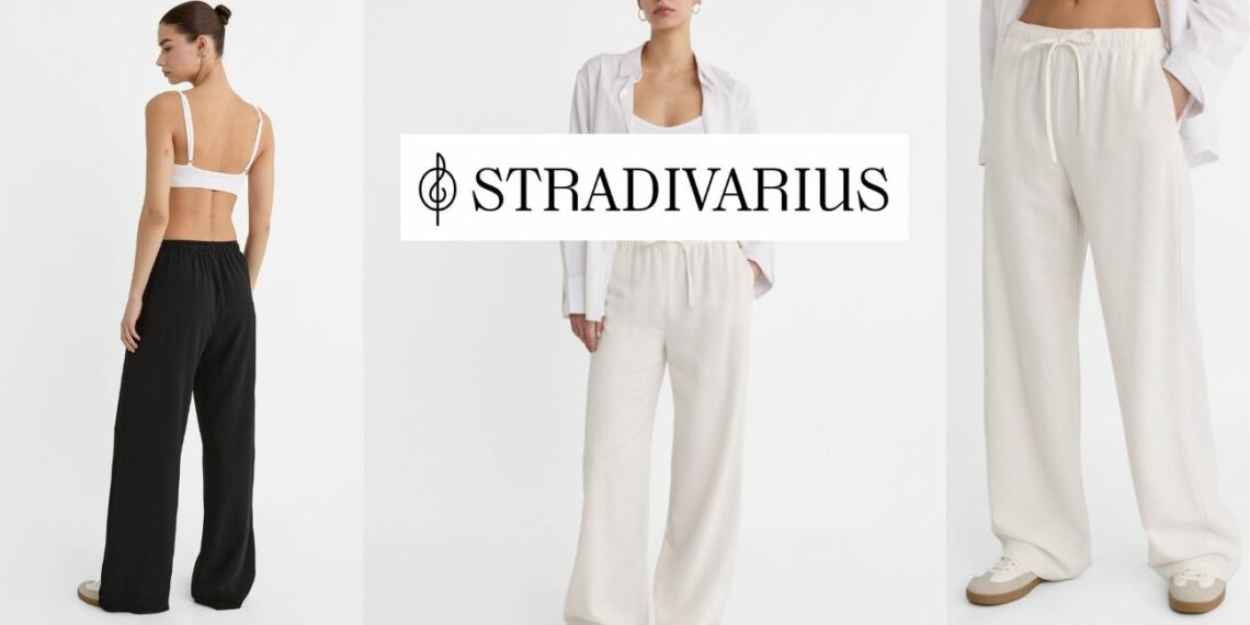 Los pantalones de lino de Stradivarius que alargan las piernas y afinan la cintura