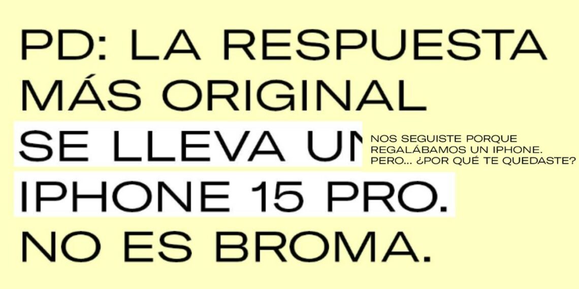 Participa en el sorteo de Openbank y gana un iPhone 15 Pro