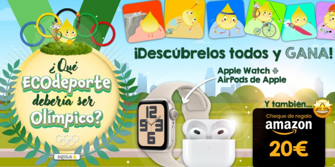 Sorteo Sigaus de un Apple Watch + Airpods y 30 tarjetas AMAZON