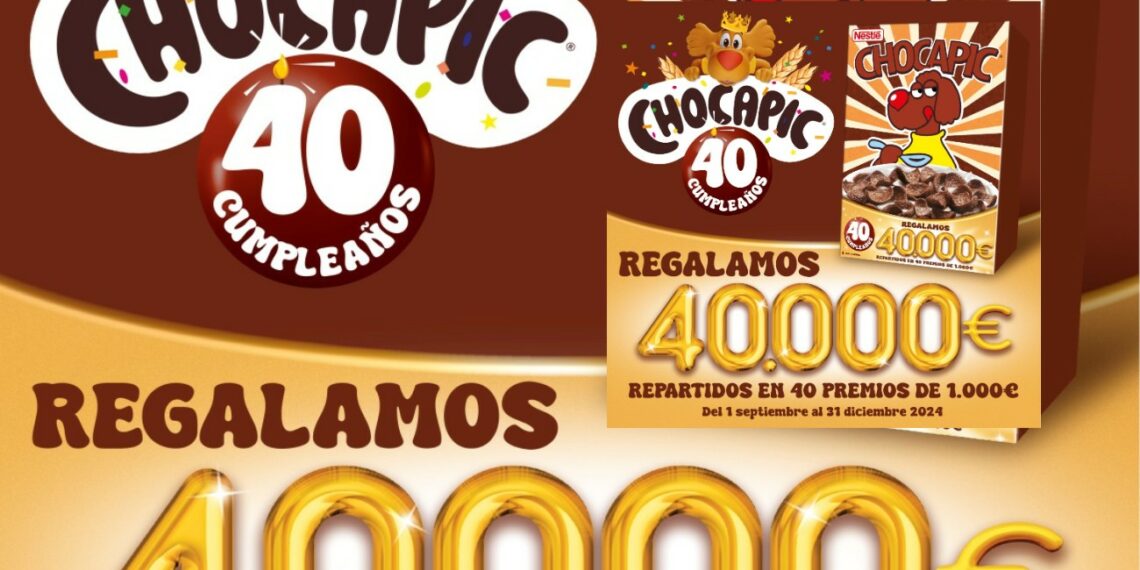 Chocapic celebra su 40 Aniversario con sorteo de 40000€ en premios