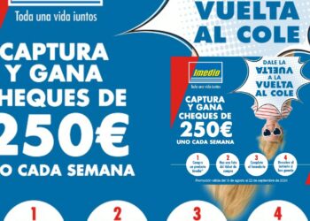 Promoción Vuelta al Cole 2024  Imedio regala Cheques de 250 €