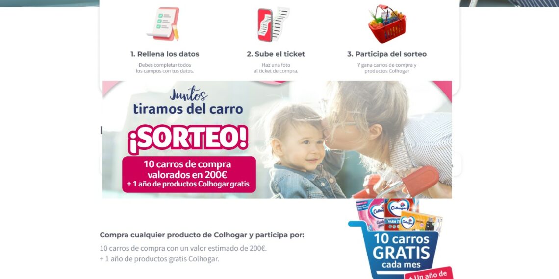 Sorteo Colhogar 20 Carros de Compra y un Año de Productos Gratis