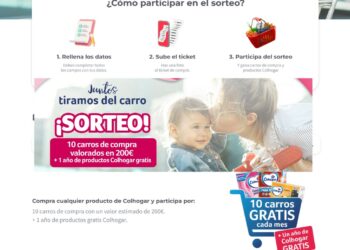 Sorteo Colhogar 20 Carros de Compra y un Año de Productos Gratis