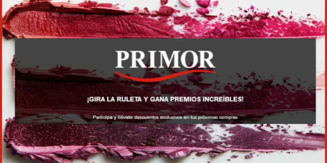 La ruleta de Primor premios con descuentos y regalos sorpresa para Navidad