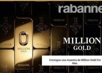 Paco Rabanne lanza promoción de muestras gratis de Million Gold for Him en TikTok