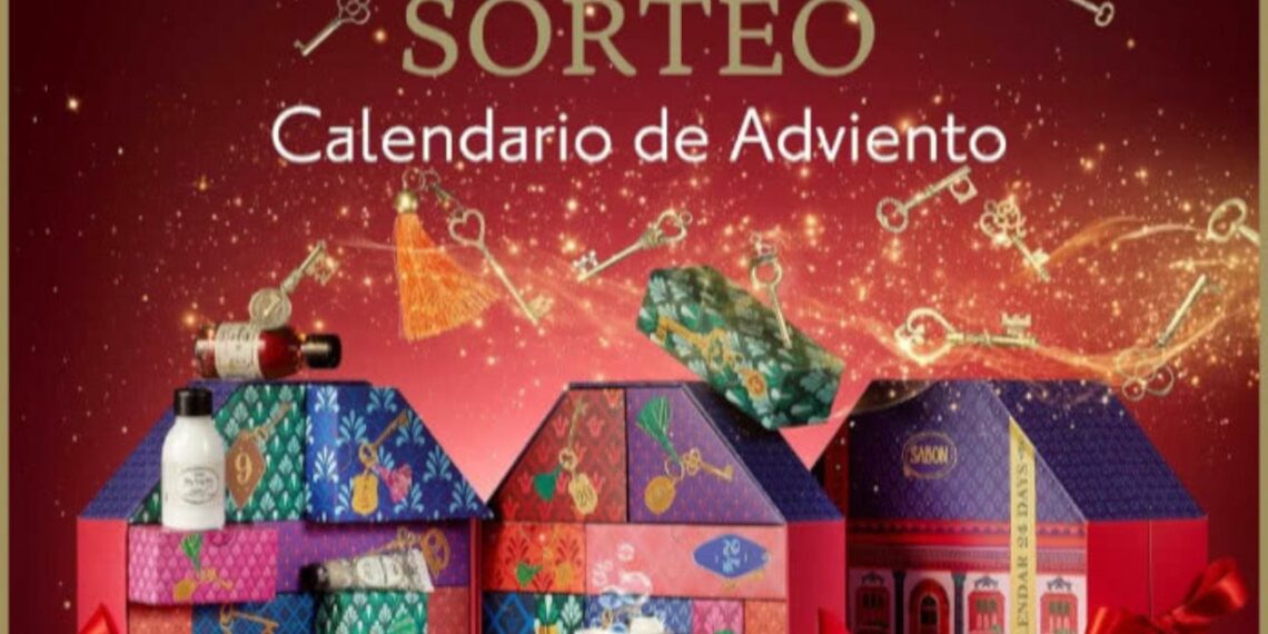 Sorteo y Sorpresas Navideñas en el Calendario de Adviento de Sabon 2024 