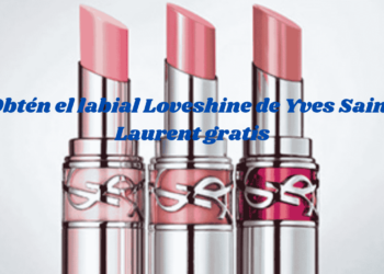 Obtén el labial Loveshine de Yves Saint Laurent gratis