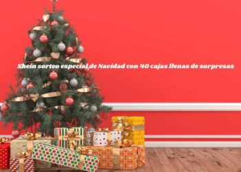 Shein sorteo especial de Navidad con 40 cajas llenas de sorpresas