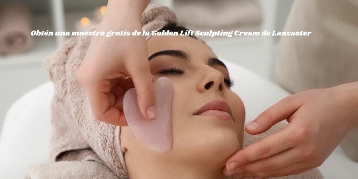 Obtén una muestra gratis de la Golden Lift Sculpting Cream de Lancaster