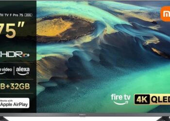 Smart TV 4K QLED Xiaomi TV F Pro 75 con Alexa y Fire TV en Amazon por 499 €