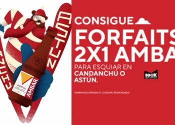 Ambar impulsa el esquí en el Pirineo con forfaits 2×1 hasta marzo de 2026