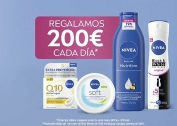 Sorteo Nivea España participa y gana 200 € diarios con tus compras