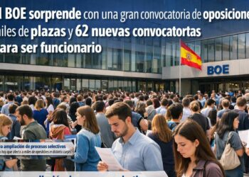 El BOE publica miles de plazas en 62 oposiciones
