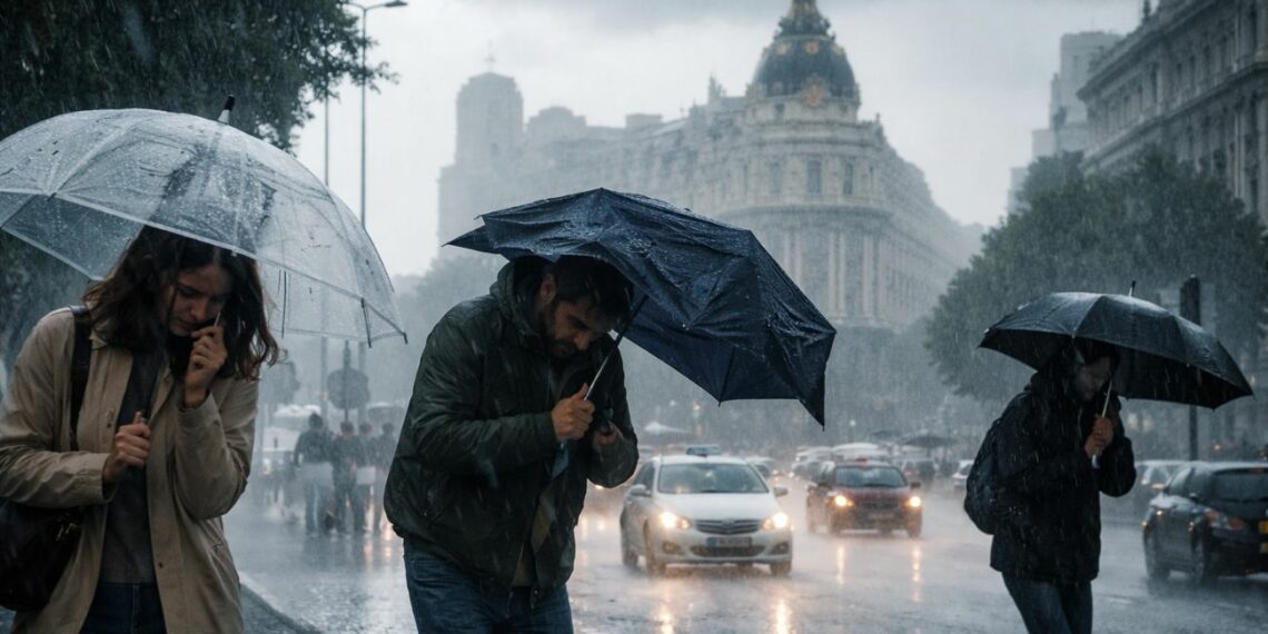 DANA deja fuerte inestabilidad en España lluvia intensa y marcado descenso de temperaturas