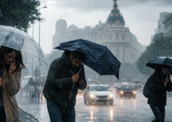 DANA deja fuerte inestabilidad en España lluvia intensa y marcado descenso de temperaturas