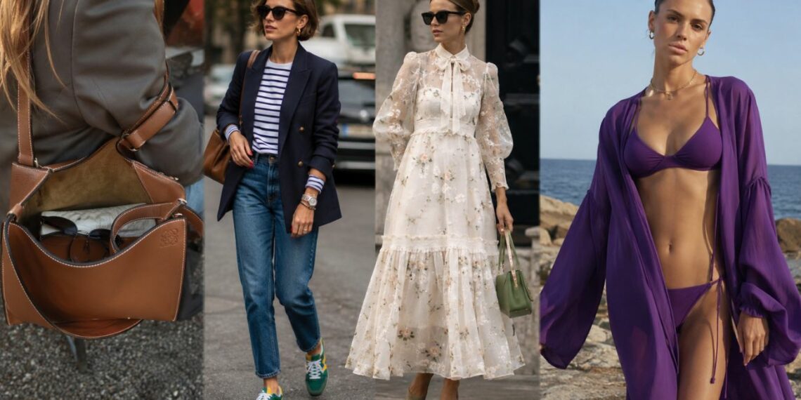 El morado arrasa y los bolsos abiertos se convierten en la nueva obsesión de la moda este verano