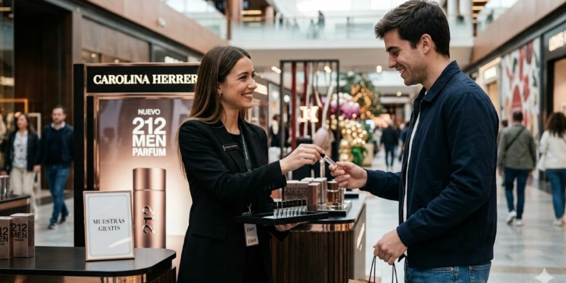 Carolina Herrera regala muestras gratis de su nuevo perfume 212 Men Parfum