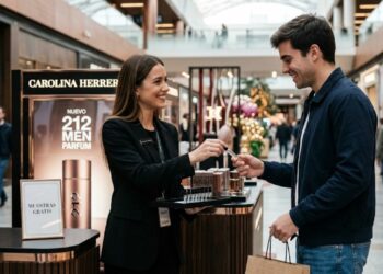 Carolina Herrera regala muestras gratis de su nuevo perfume 212 Men Parfum