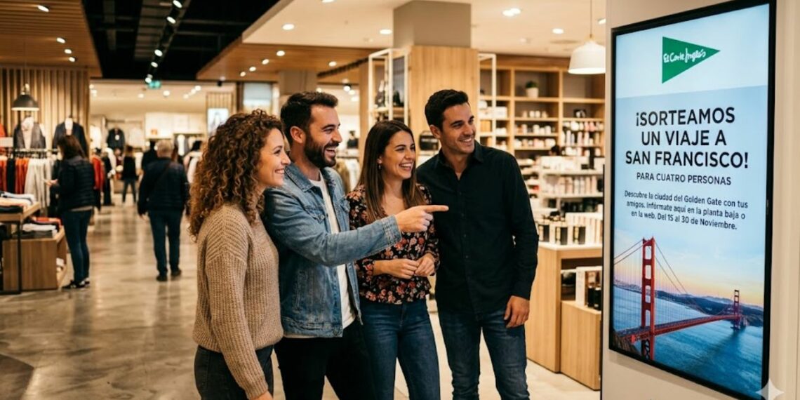 El Corte Inglés sortea un viaje a San Francisco para cuatro personas