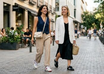 Los mejores looks para lucir zapatillas retro en julio con estilo sofisticado