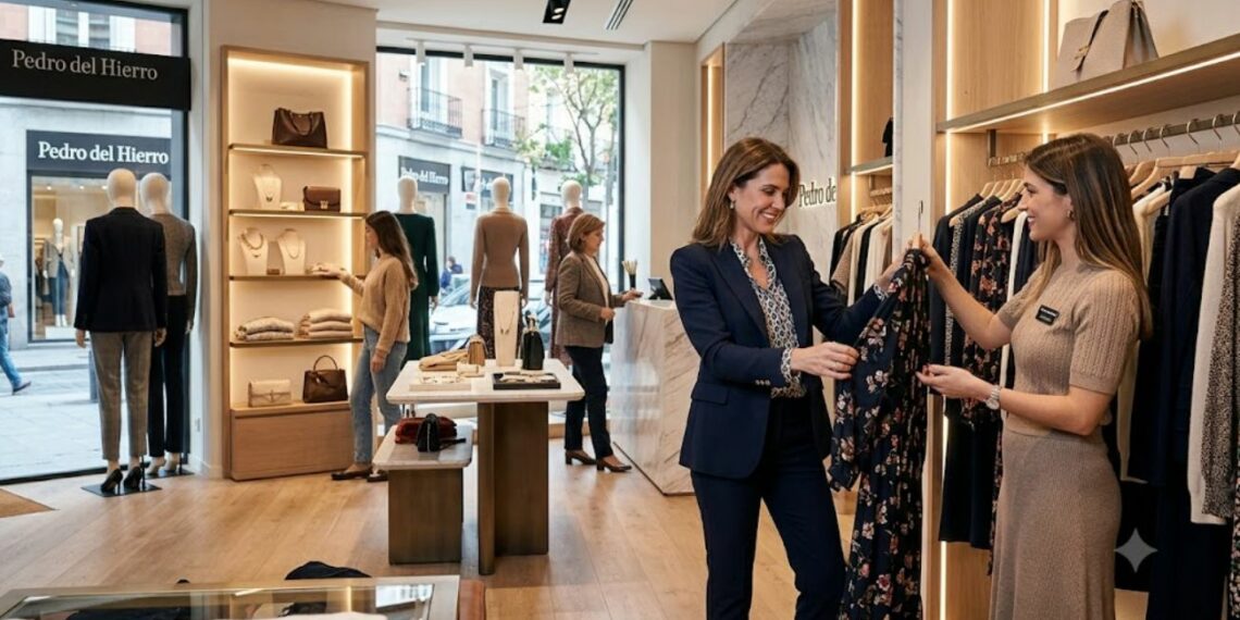 Moda mujer de Pedro del Hierro vestidos lino y descuentos