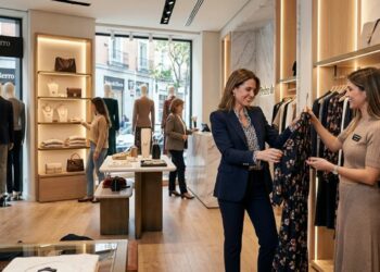 Moda mujer de Pedro del Hierro vestidos lino y descuentos